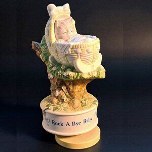 Vintage Rock a Bye Baby Music Box